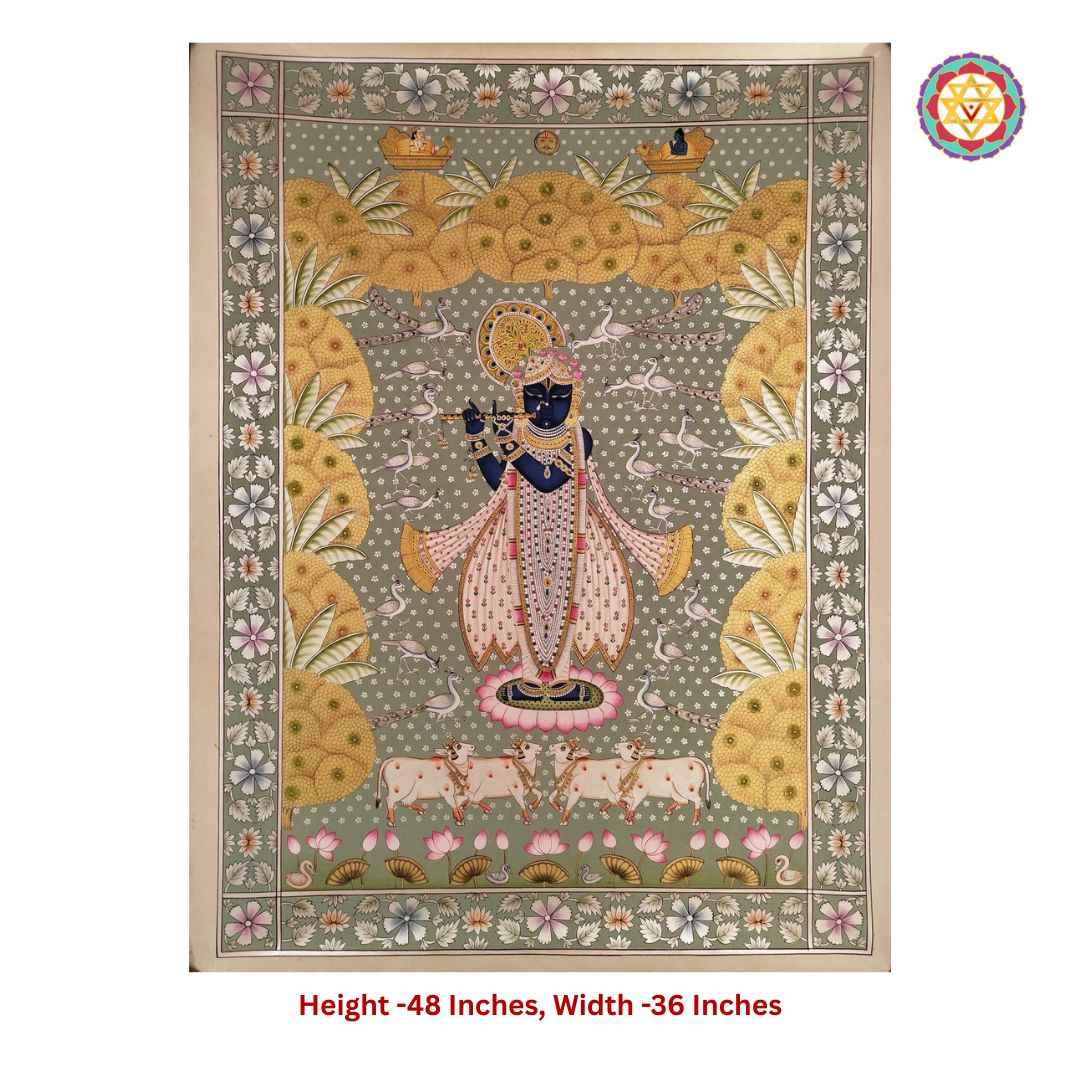 pichwai art shrinathji darshan indian home decor