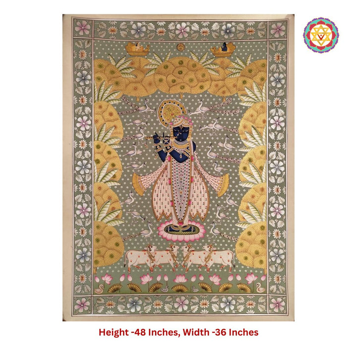 pichwai art shrinathji darshan indian home decor