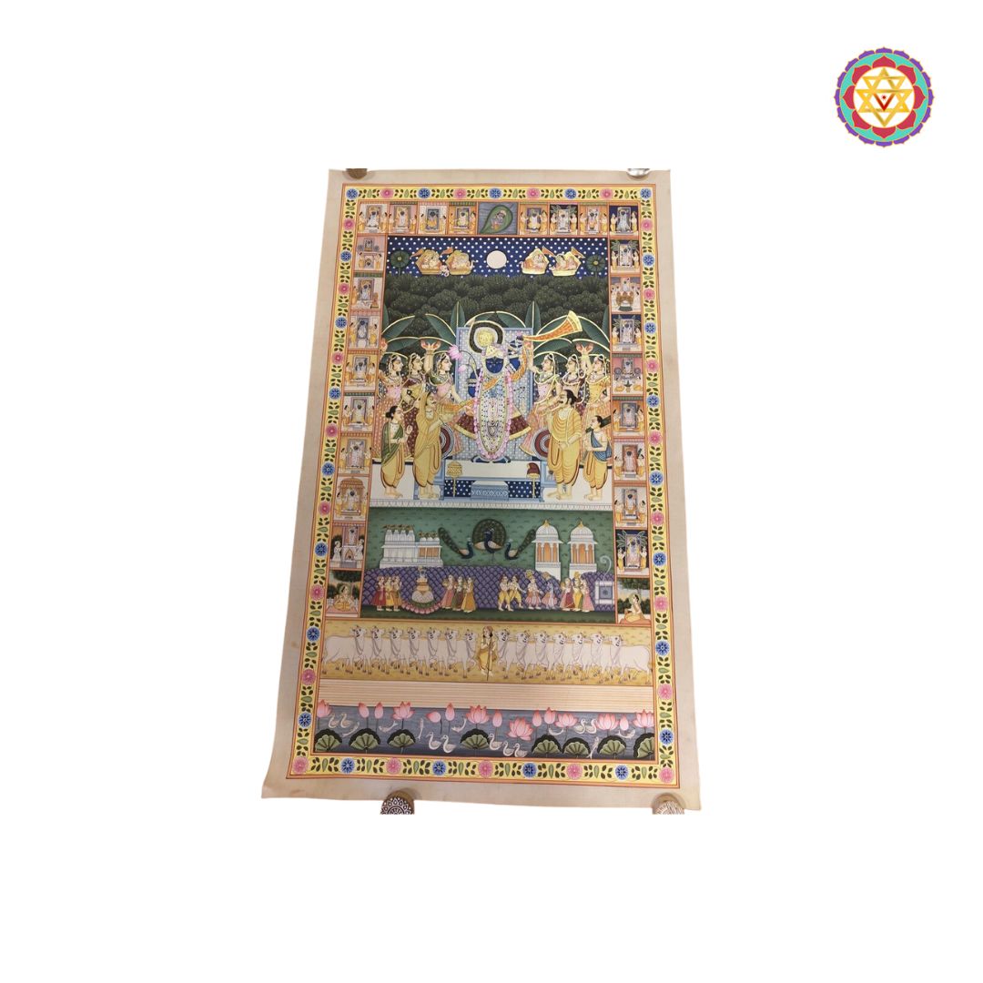 pichwai painting shrinathji rajbhog wall decor