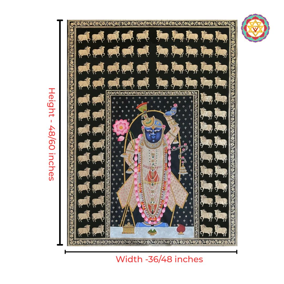 shrinathji pichwai painting devotional artwork