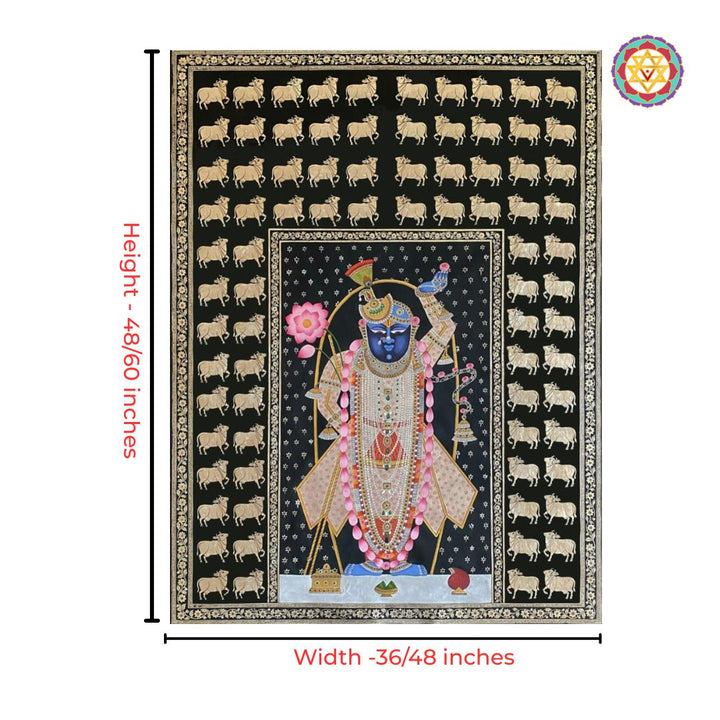 shrinathji pichwai painting devotional artwork