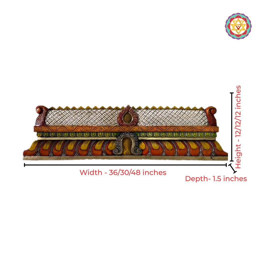 south indian temple gopuram wood wall decor