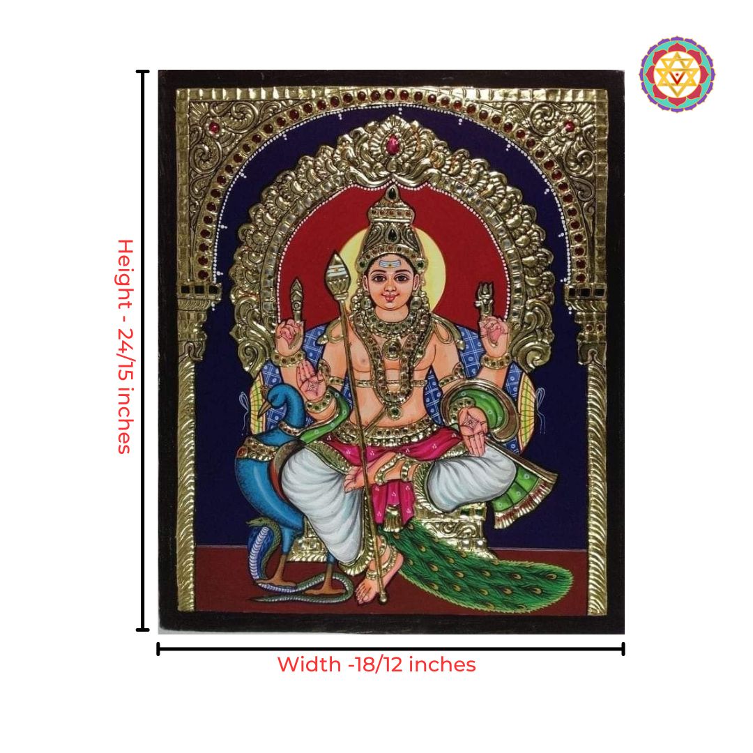 lord murugan god murti traditional artwork