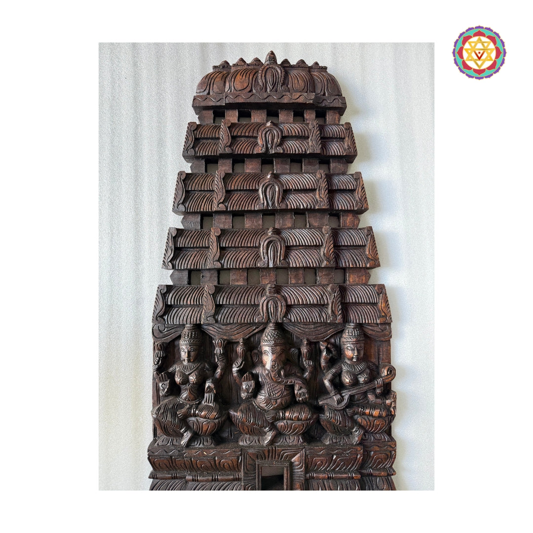 Close-up view of decorative artisan set with fine traditional detailing