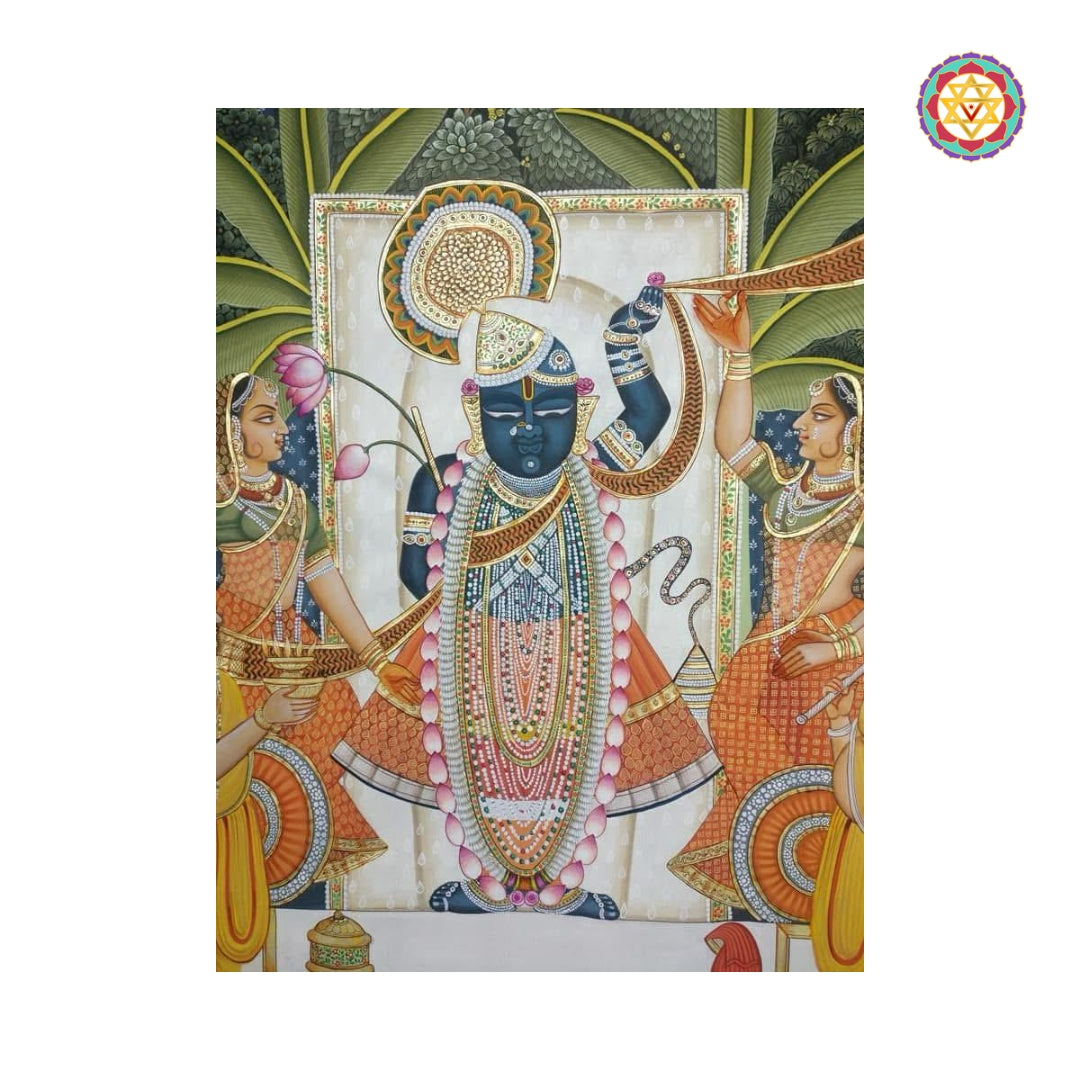 Traditional Sharad Pichwai painting for wall decor
