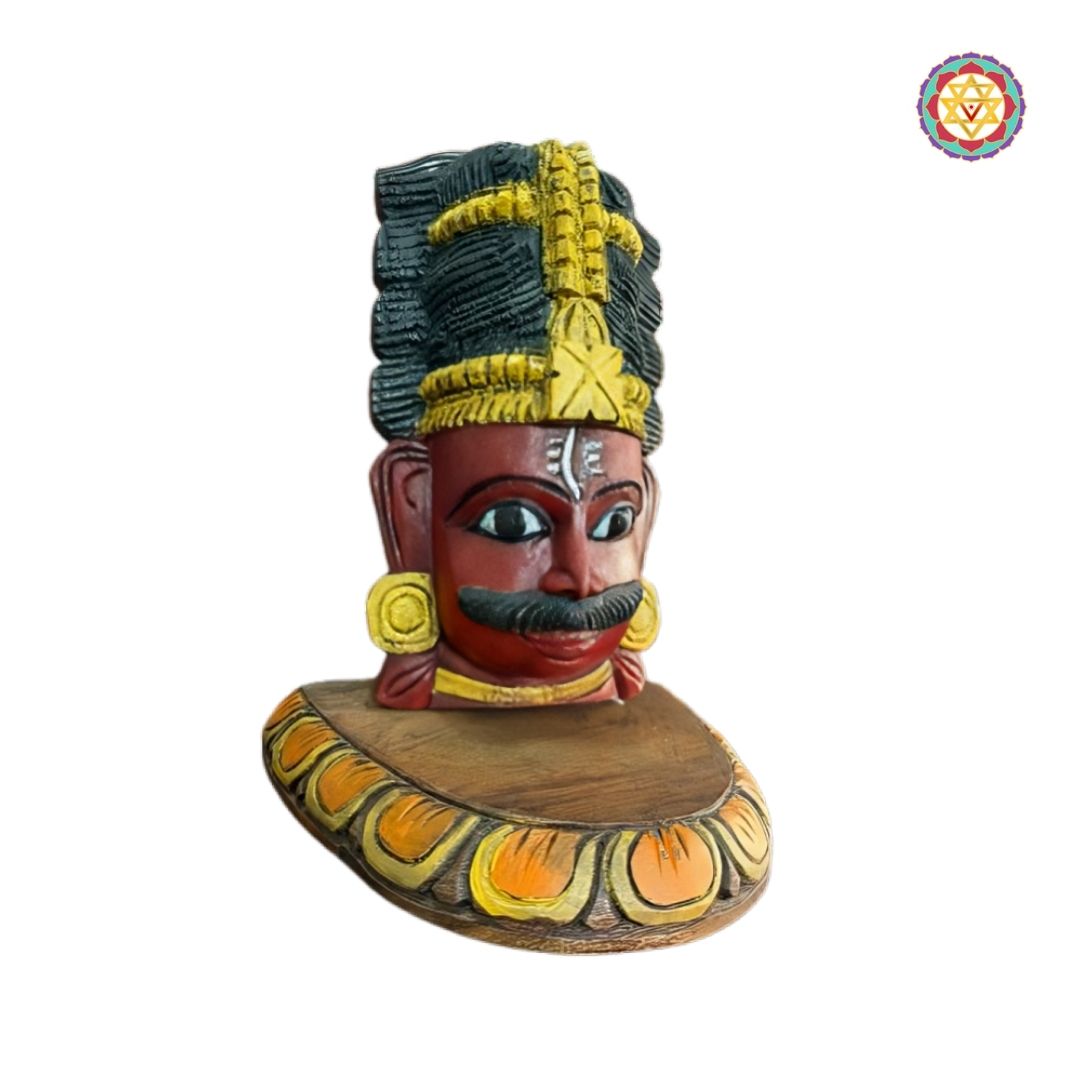 unique wall decor wooden Shiva tabletop with stand