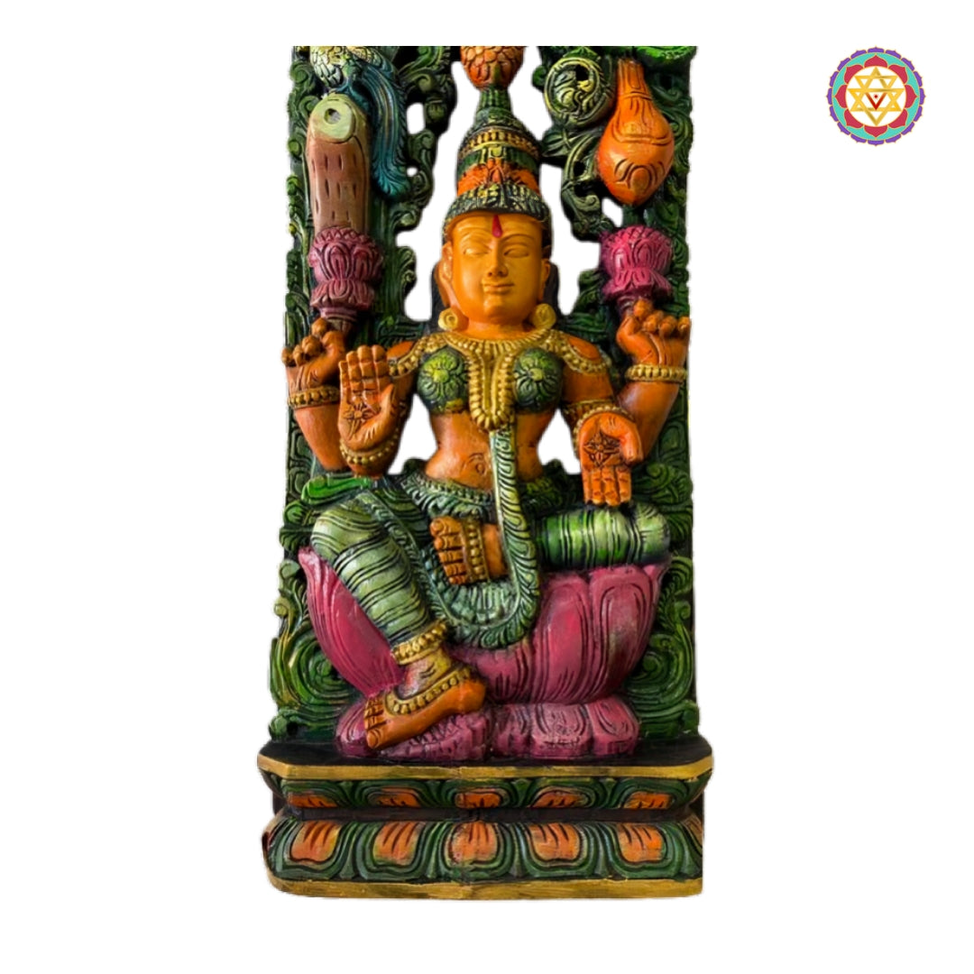 Full view of traditional decor set inspired by Indian heritage artistry